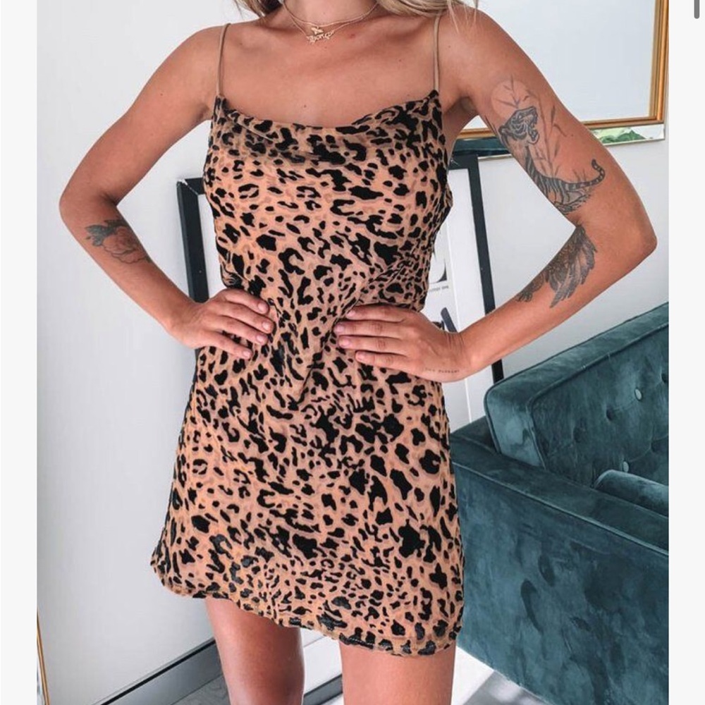 Beginning Boutique Leopard Dress